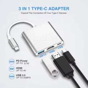 Xoltronic 3-in-1 USB-C PD Hub